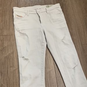Diesel Skinny Jeans sz 31 light gray